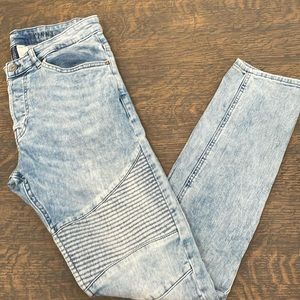 Men’s DIVIDED 34x31 Moto Jeans